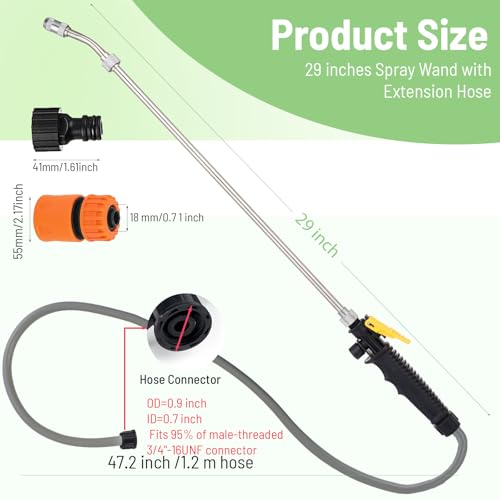 29 Inch Spray Wand Replacement Compatible with Ryobi
