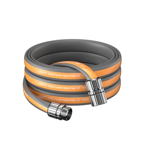25FT Lay Flat Garden Hose 50% Lighter Water Hose (25FT)