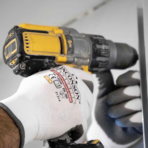 12 Pack Safety Performance Series Construction Mechanics Wrinkle Latex Work Gloves