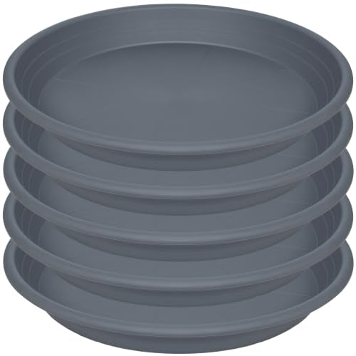 5 Pack of 14 inch Plant Saucer (14" (5 pack) / Gray)