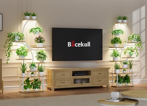 Plant Stand Indoor with Grow Light
