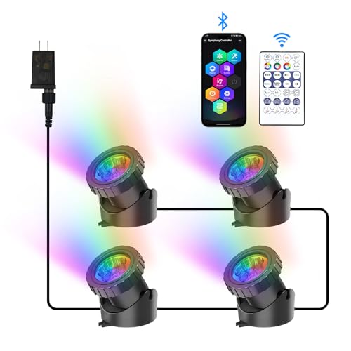RGB Underwater Pond Lights (4-Lights)