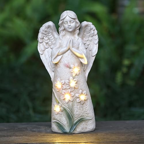 Solar Angel Garden Statue (Angle 9.6in)