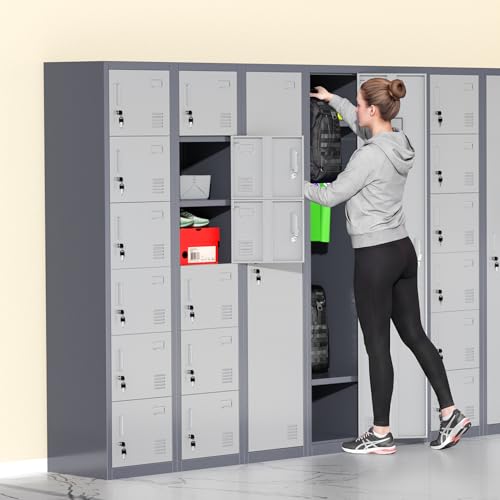 Employees Lockers (Grey / 6 Doors)