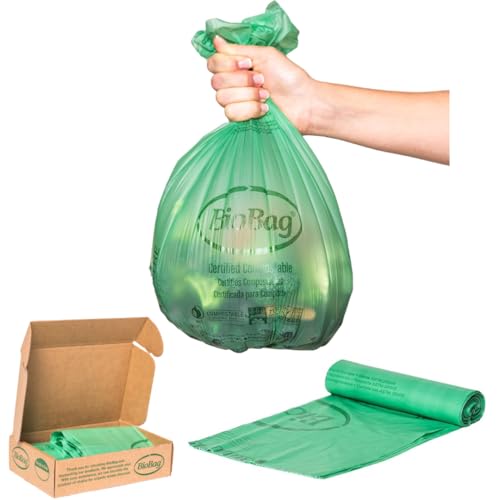 3 Gallon Compostable Food Scrap Bags by BioBag (100 Count)