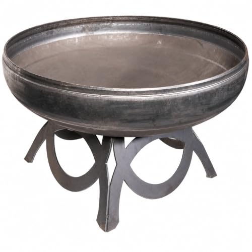 Liberty 48” Wood Burning Fire Pit Carbon Steel with Curved