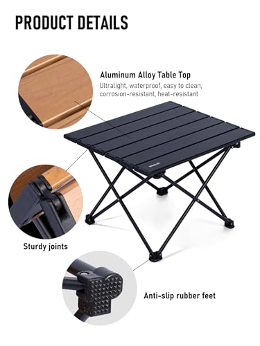 Ultralight Camping Table (Black2 / Small)