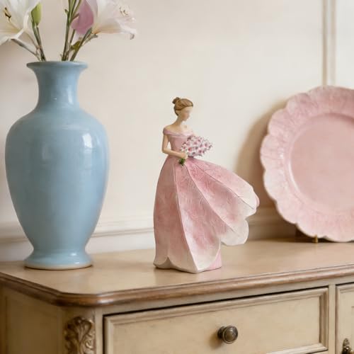 Fairy Statue Modern Table Decor (Pink-flower / Small)