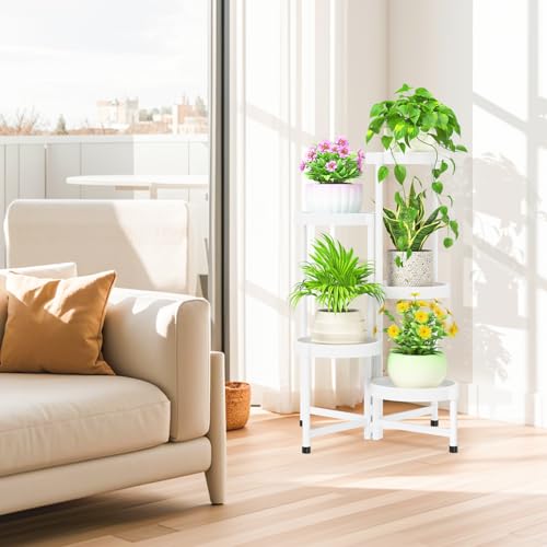 5 Tier Folding Plant Stand Indoor Outdoor