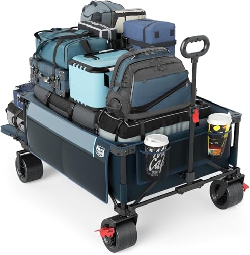 600L Beast Wagon 26" W Extra Wide Folding w (Blue / 600L)