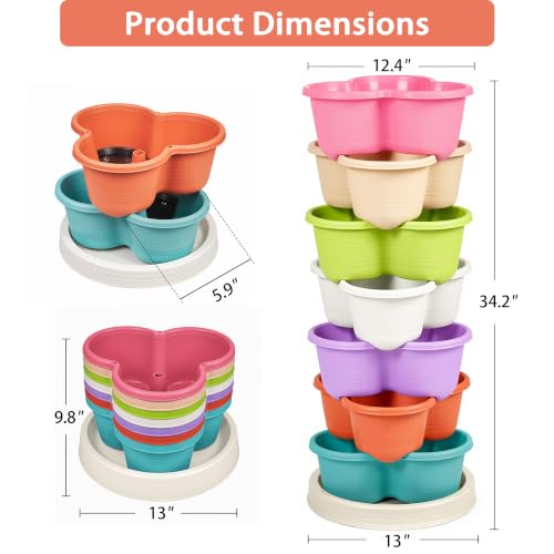 7 Tier Vertical Garden Planter (Multicolor / 7 Tier)
