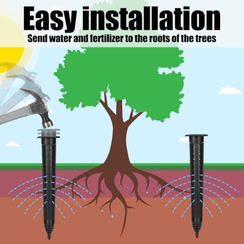 6 Pack Garden Watering Stake Deep Root Irrigation Spike (14 Inch)