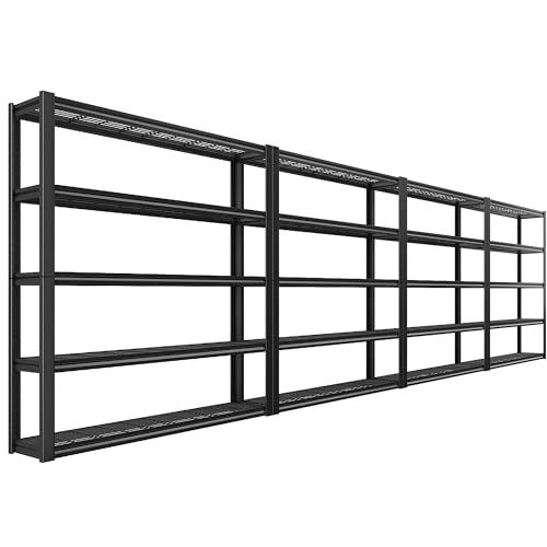48" W Garage Shelving Heavy Duty Load 2500LBS (48''W X 72''H X18''D)