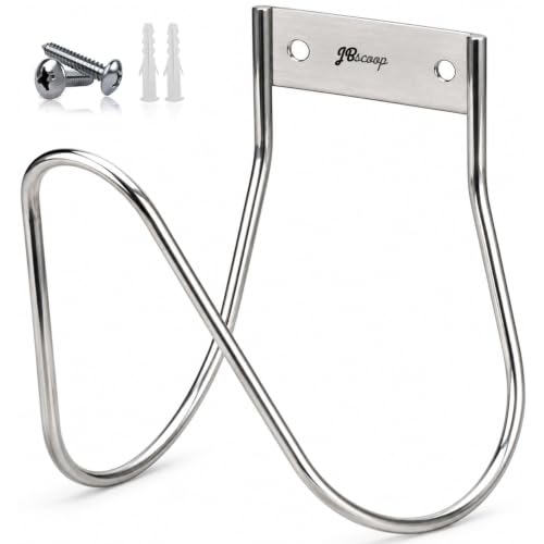 Garden Hose Holder Stainless Steel Small Wall Mount Garden Hose Hook (100 Feet)