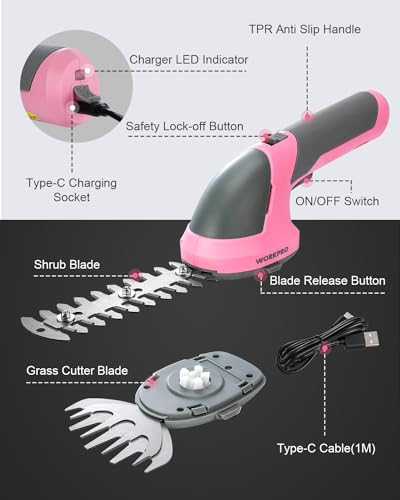 7.2V Cordless Grass Shear & Shrubbery Trimmer