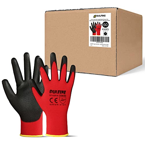 Safety Work Gloves for Men 60 Pairs (60 Count)