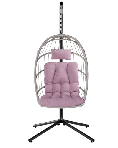 Egg Chair Outdoor with Stand (Pink)