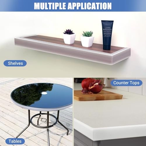 Clear Rubber Edge Trim (Fit 2-1/2" - L20' / Clear)