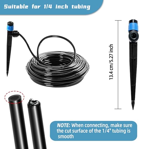 10PCS Push to (10PCS Drip Irrigation Vortex Emitters)