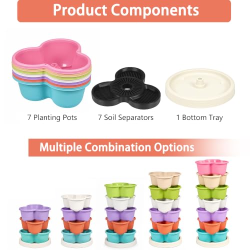 7 Tier Vertical Garden Planter (Multicolor / 7 Tier)