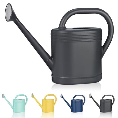 2 Gallon Watering Can for Indoor Plants (Gray / 2 Gallon)