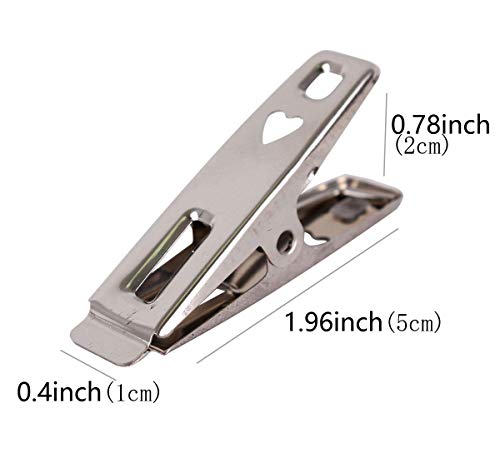 80 Pack Stainless Steel Clothes Pins (1.96inch(80 Pack) / 1.96 inch)