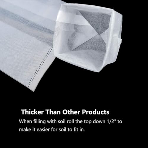 100 Pcs Nursery Grow Bags (100 Count)