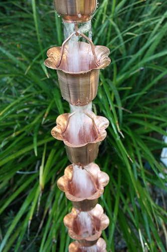 Flower Cups Rain Chain