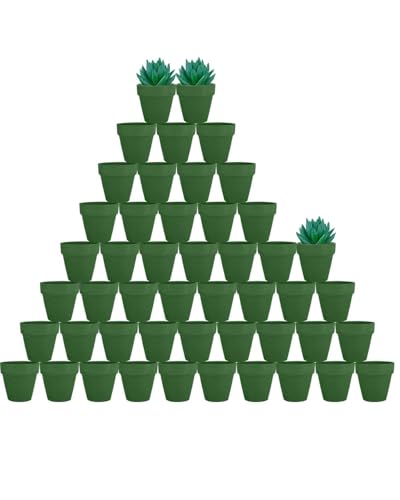 48 Pcs 2" Tiny Terracotta Pots with Drainage
