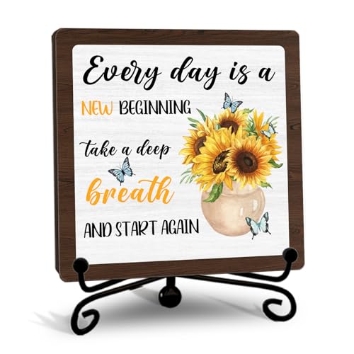 Home Decor for Rustic Farmhouse (Retro Sunflower 10)