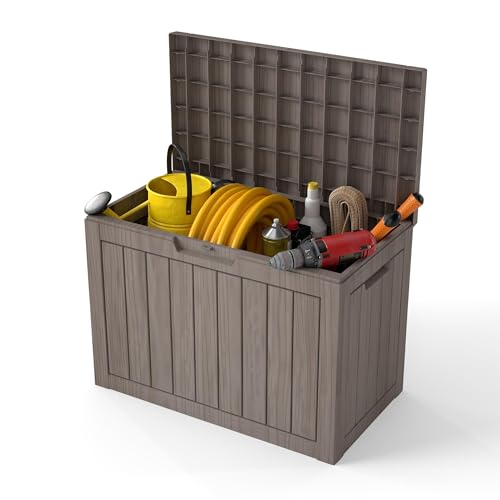 Outdoor Storage Box (Grey / 50 Gallon)