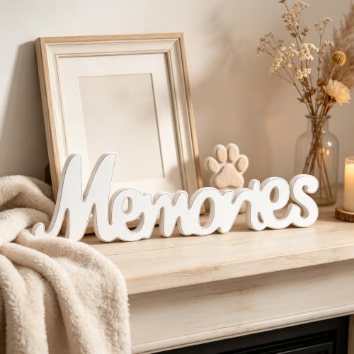 Rustic Memories Sign for Shelf or Wall 16 Inch (Memories)