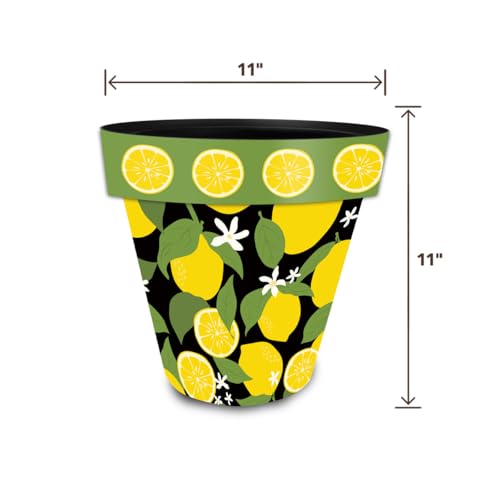 Summer Planter 11.75 x 11 x 11 Lemons Medium (Lemons / Medium)