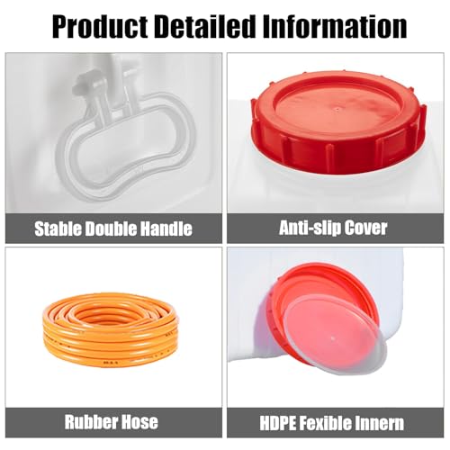 Plastic Water Storage Carrier with Tap 25L