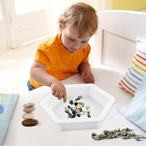 Hexagon Stepping Stone Molds (Hexagon-White)