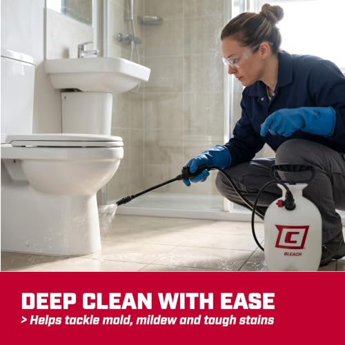 20075 1 Gallon Bleach Pump Sprayer for Cleaning & Disinfecting (1-Gallon Bleach Sprayer)