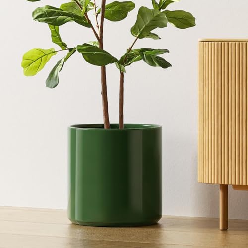 12 Inch Pot for Plants (12 Inch / Bamboo Green)