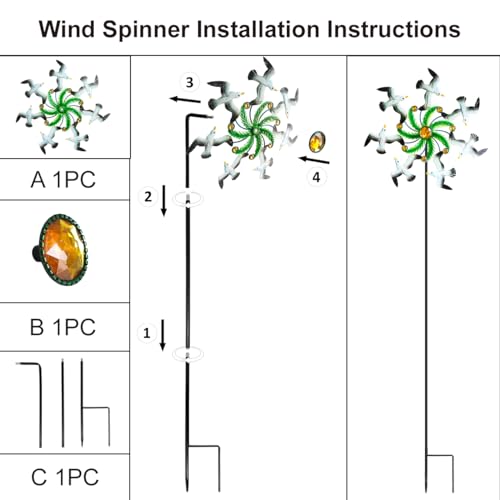 Seagull Wind Spinners (White&black)