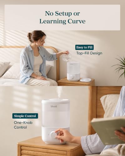 Top Fill Humidifiers for Bedroom