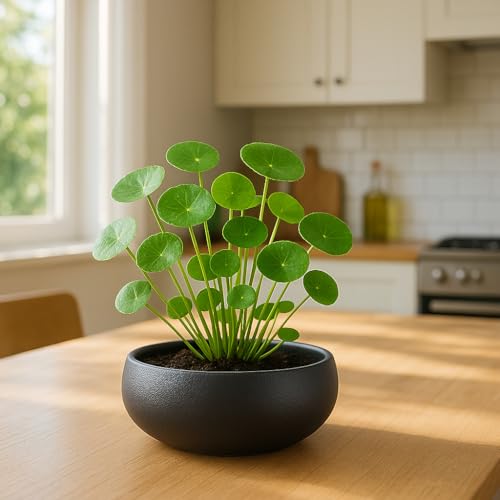 Lotus Bowl Planter (Black)