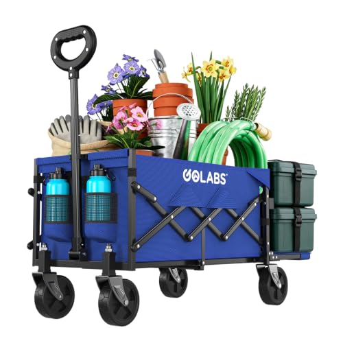WA1 Collapsible Folding Wagon Cart (Wa1 Blue)