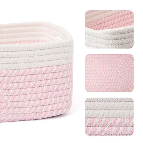 Small Storage Baskets for Organizing (3 Count)