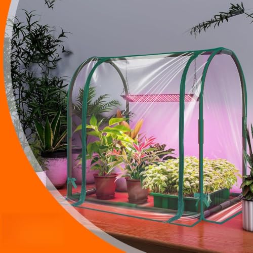 Mini Indoor Greenhouse with Grow Light