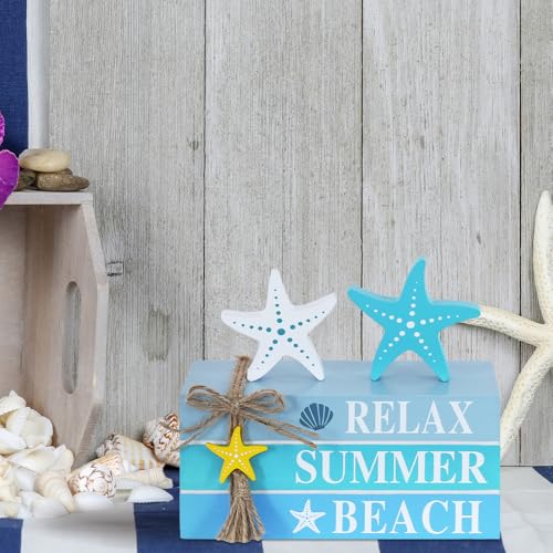 Beach Summer Table Decor (Ocea - Blue White)