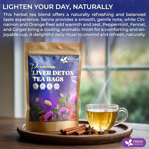 Premium Liver Detox Tea Bags (60 Bags)