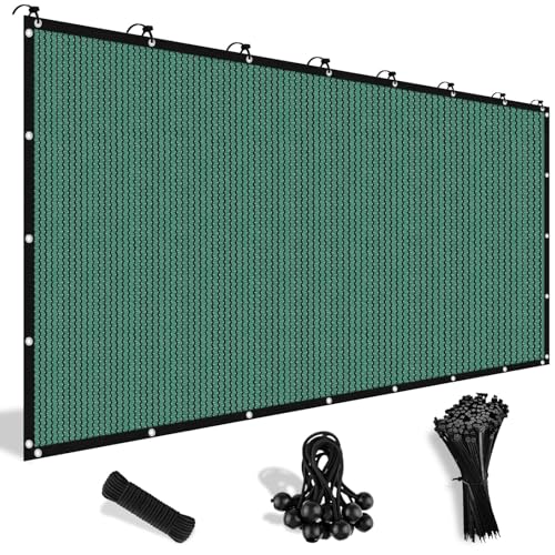 90% Sun Shade Cloth with Grommets (0 8' X 1 0' / Green)