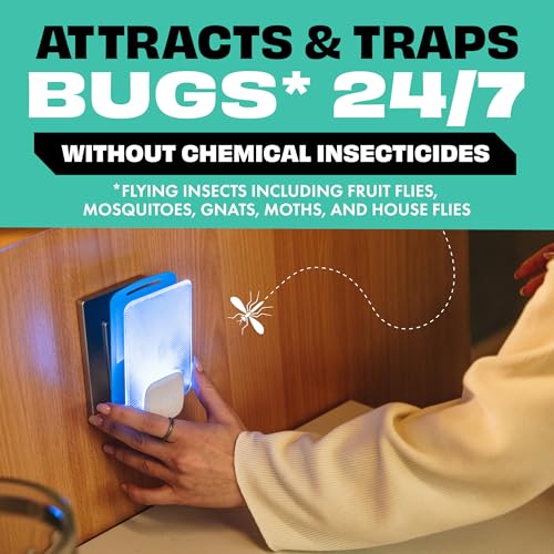 Flying Insect Indoor Trap (2 Devices + 2 Cartridges)