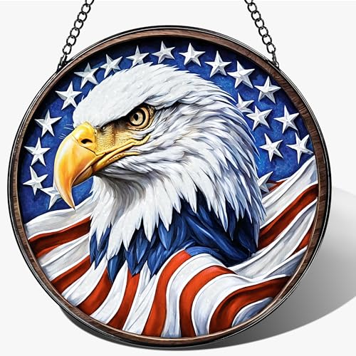 Stained Glass Window Hanging (Eagle)