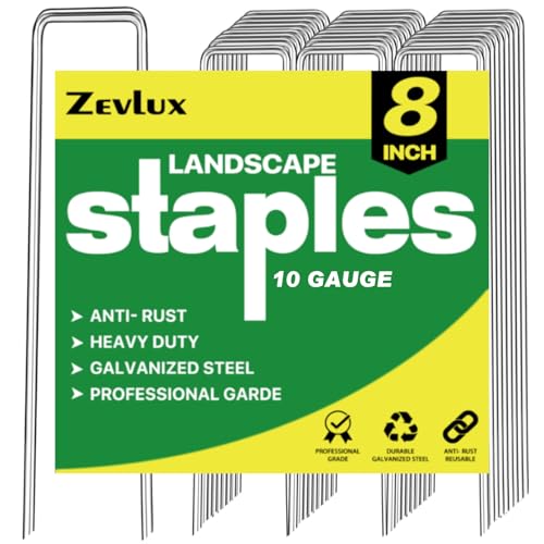 Landscape Staples Galvanized Garden Stakes (8 INCH)