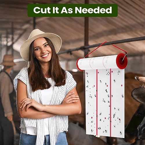 2 Pcs Giant Flypaper Fly Traps (10 Count)